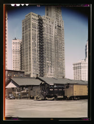 333 North Michigan from Illinois Railroad Freight yard